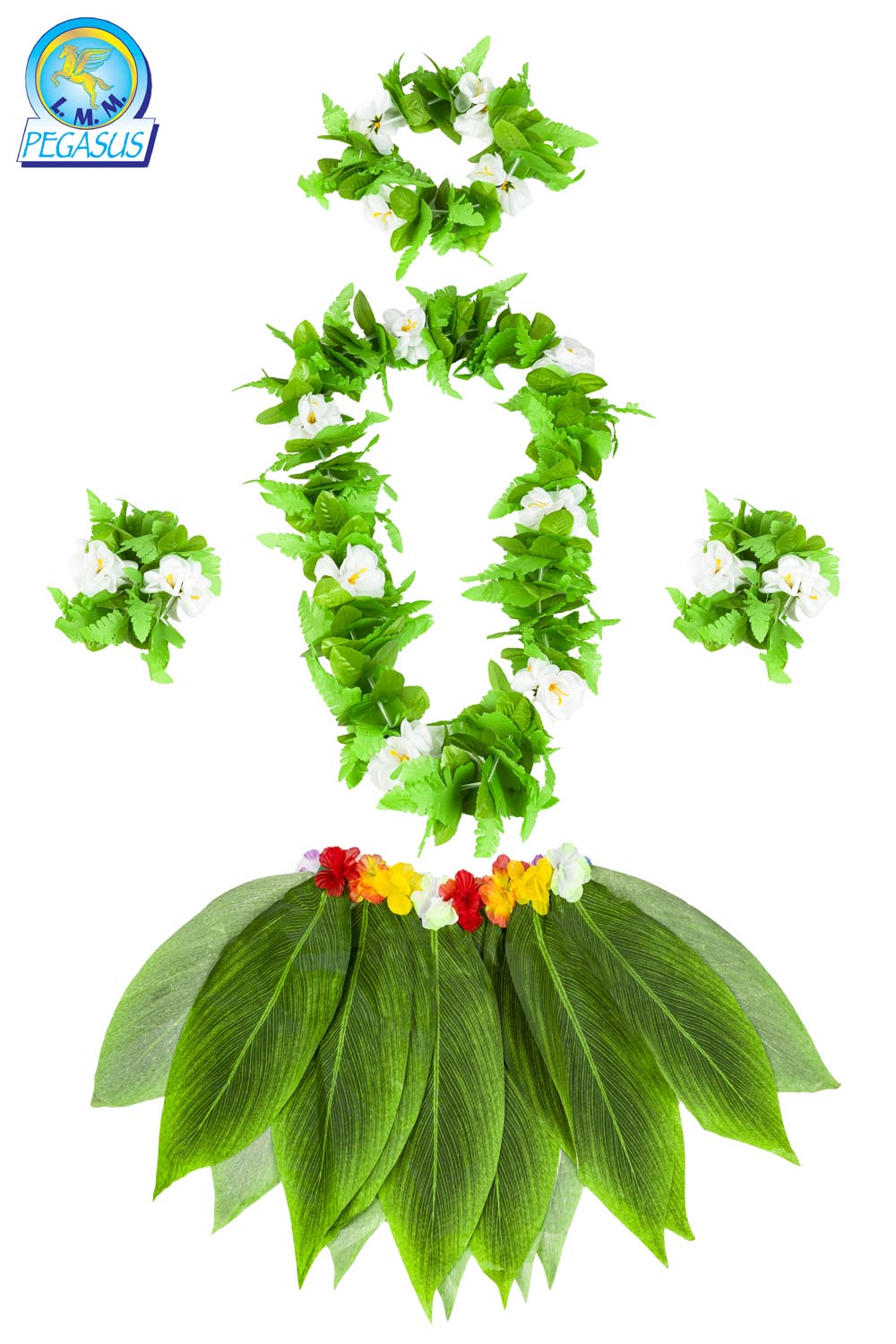 SET HAWAII CON FOGLIE DI BANANO